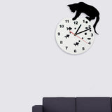 Horloge Originale Chat Sur l'Aquarium | Horloge Mania