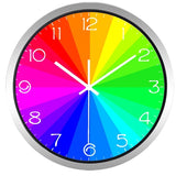 Horloge Moderne Couleurs Arc-en-Ciel | Horloge Mania