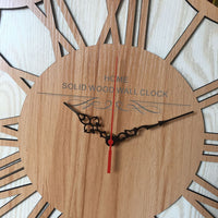 Horloge Bois Rosace en Bois | Horloge Mania