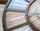 Horloge Industrielle Couleur Estivale | Horloge Mania