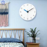 Horloge Scandinave Aiguilles Bleu | Horloge Mania