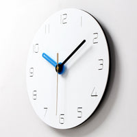 Horloge Scandinave Aiguilles Bleu | Horloge Mania