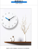 Horloge Scandinave Aiguilles Bleu | Horloge Mania