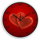 Horloge Moderne Deux Coeurs | Horloge Mania
