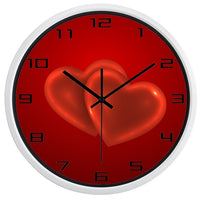 Horloge Moderne Deux Coeurs | Horloge Mania