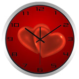 Horloge Moderne Deux Coeurs | Horloge Mania