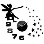 Horloge Stickers Fée | Horloge Mania