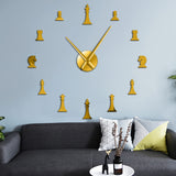 Horloge Stickers Jeu d'Échec | Horloge Mania