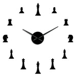 Horloge Stickers Jeu d'Échec | Horloge Mania