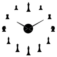 Horloge Stickers Jeu d'Échec | Horloge Mania