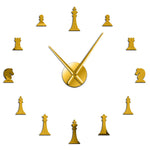 Horloge Stickers Jeu d'Échec | Horloge Mania