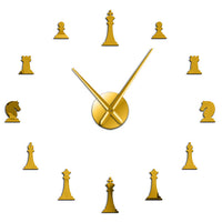 Horloge Stickers Jeu d'Échec | Horloge Mania