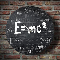 Horloge Originale </br> E=mc2