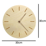 Horloge Scandinave Bois Classique | Horloge Mania