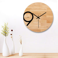 Horloge Bois </br> Ronde Neuf