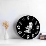 Horloge Originale Chaise de Coiffeur | Horloge Mania