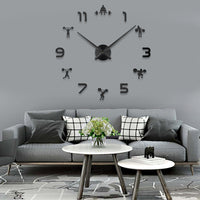Horloge Stickers Haltérophilie | Horloge Mania