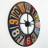 Horloge Industrielle Colorée | Horloge Mania