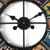 Horloge Industrielle Colorée | Horloge Mania
