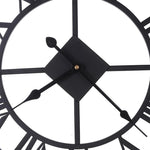 Horloge Industrielle Noire | Horloge Mania