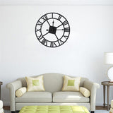 Horloge Industrielle Noire | Horloge Mania
