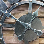 Horloge Industrielle Effet Petits Points | Horloge Mania
