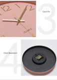 Horloge Cuisine </br> Rose