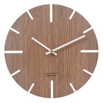 Horloge Bois </br> Minimaliste Creusé