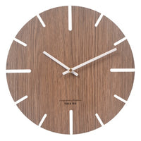 Horloge Bois </br> Minimaliste Creusé