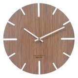Horloge Bois </br> Minimaliste Creusé