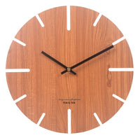Horloge Bois </br> Minimaliste Creusé