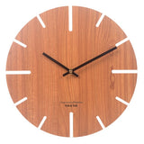 Horloge Bois </br> Minimaliste Creusé