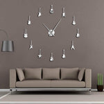 Horloge Stickers Guitares Rock | Horloge Mania