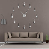 Horloge Stickers Guitares Rock | Horloge Mania