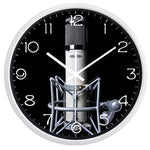 Horloge Moderne Microphone | Horloge Mania