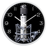 Horloge Moderne Microphone | Horloge Mania