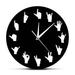 Horloge Originale </br> Langue Des Signes