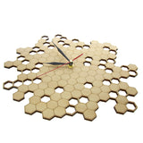 Horloge bois Nid d'Abeille | Horloge Mania