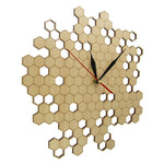 Horloge bois Nid d'Abeille | Horloge Mania