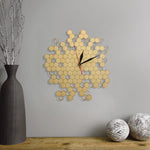 Horloge bois Nid d'Abeille | Horloge Mania