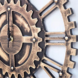 Horloge Steampunk Croix Dorée | Horloge Mania