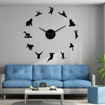Horloge Stickers Singes | Horloge Mania