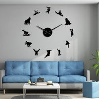 Horloge Stickers Singes | Horloge Mania