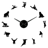 Horloge Stickers Singes | Horloge Mania