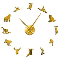 Horloge Stickers Singes | Horloge Mania