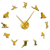 Horloge Stickers Singes | Horloge Mania