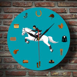 Horloge Originale Cheval de Course | Horloge Mania